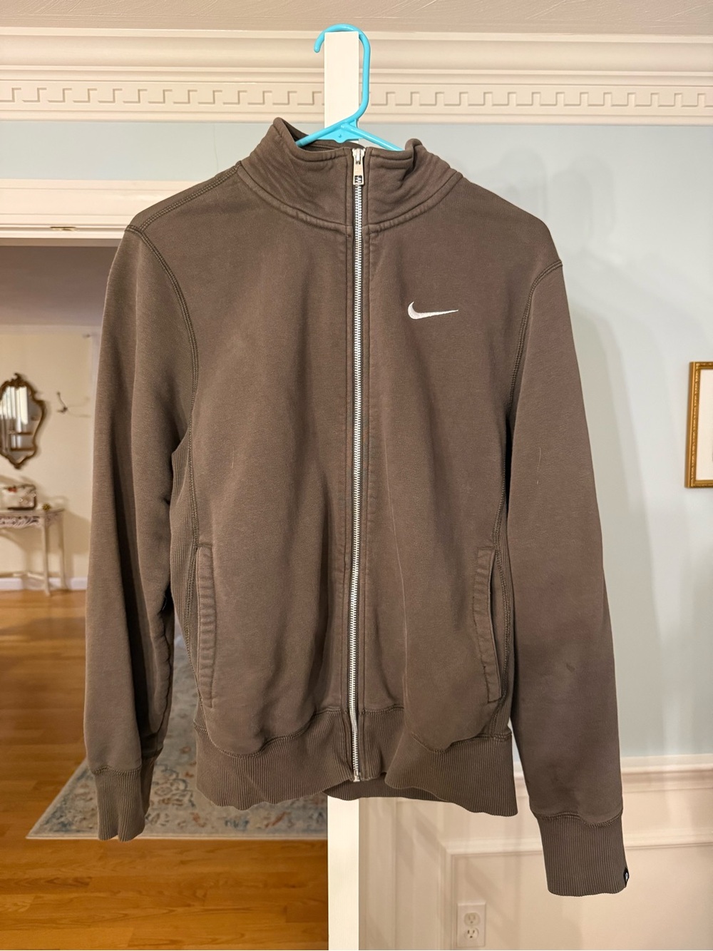 Nike Athletic Dept. Full-Zip Track Jacket – Brown – Men’s S